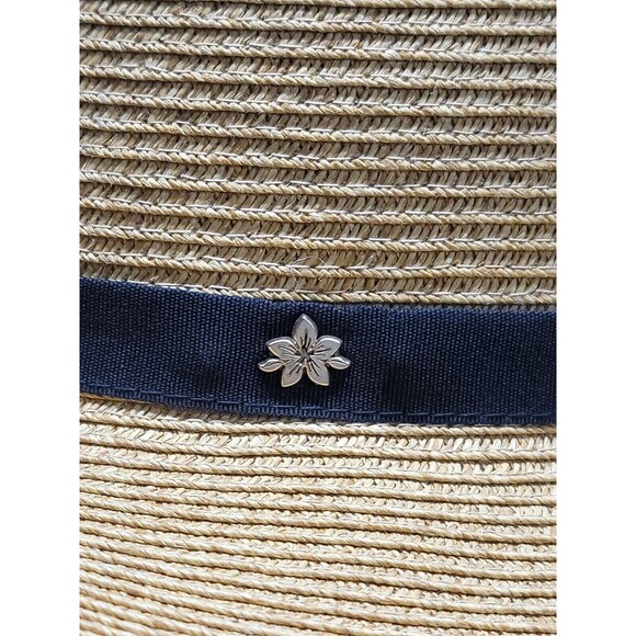 Bets Hackney Beige and Blue Straw Hat - Picture 5 of 8